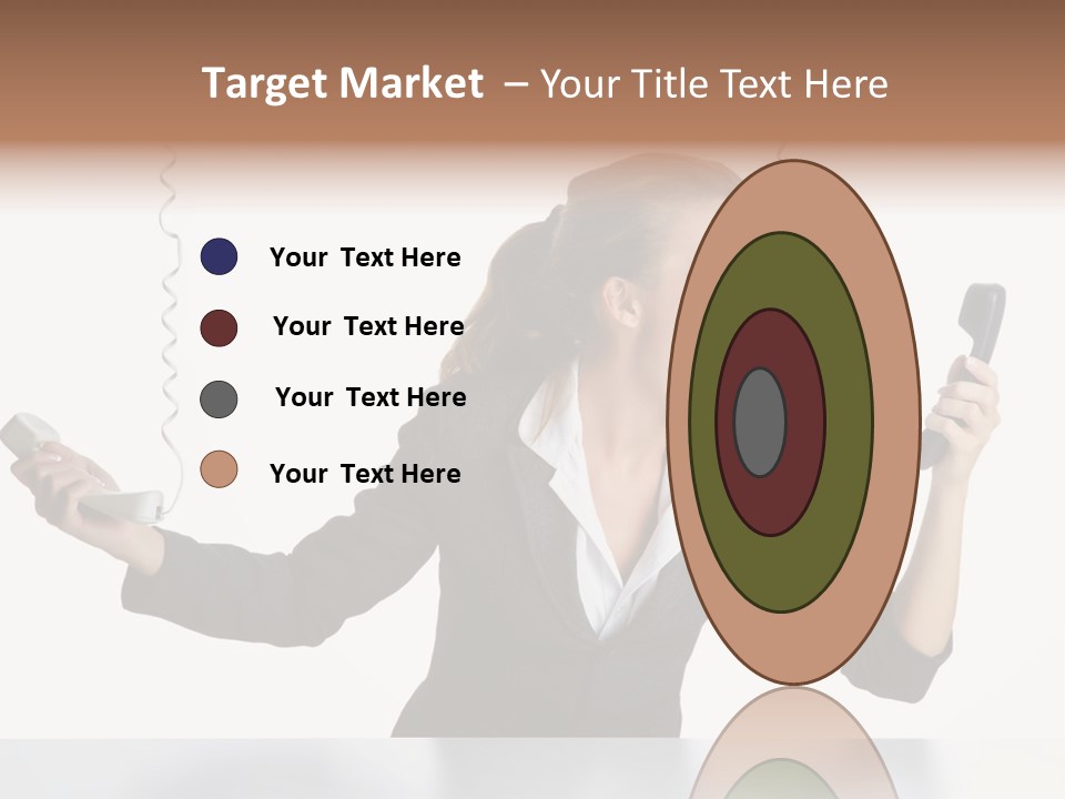 Face Service Headset PowerPoint Template