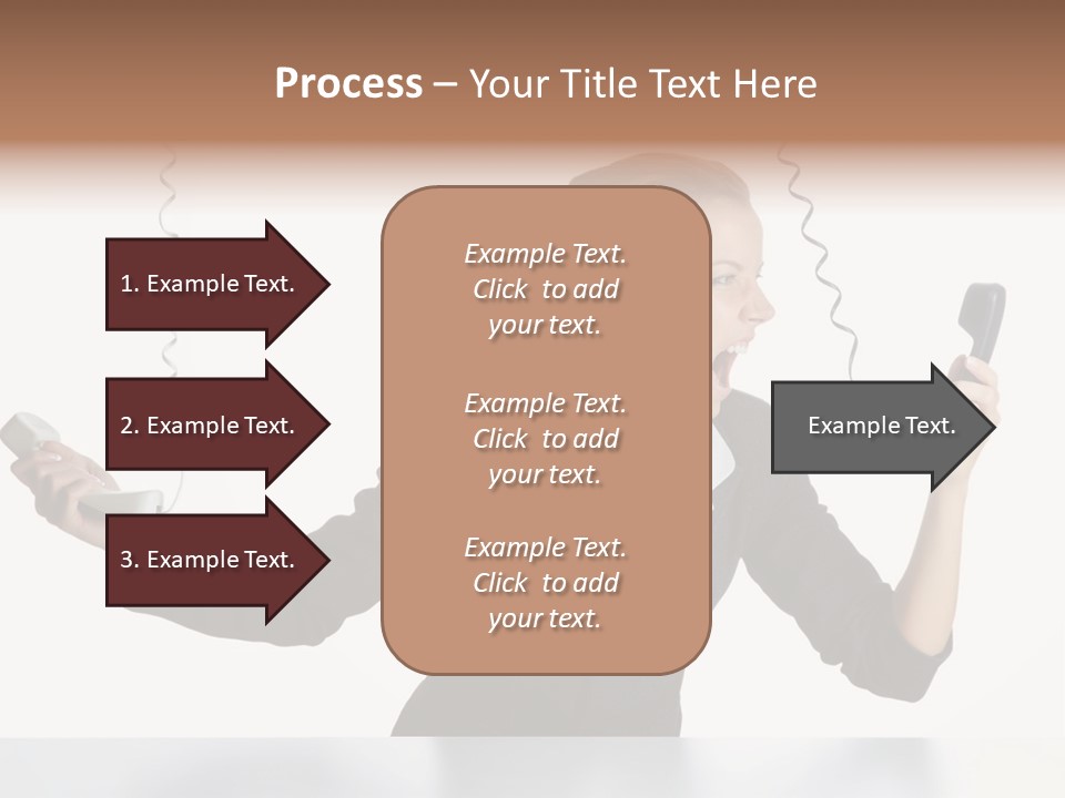 Face Service Headset PowerPoint Template