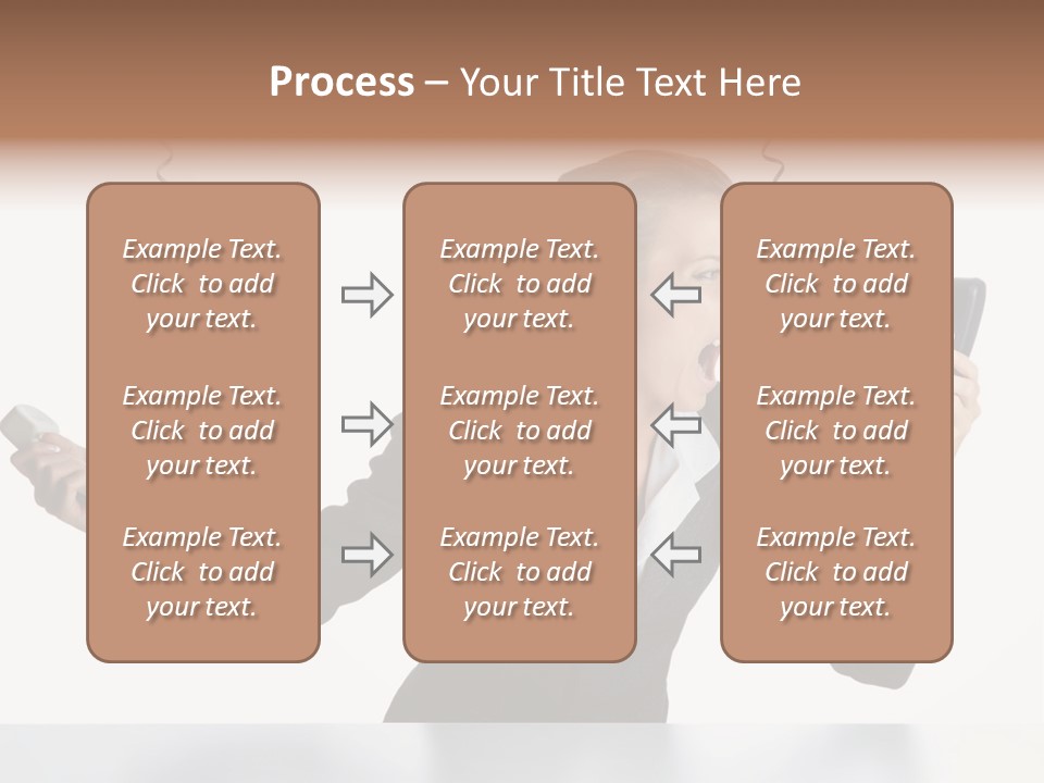 Face Service Headset PowerPoint Template