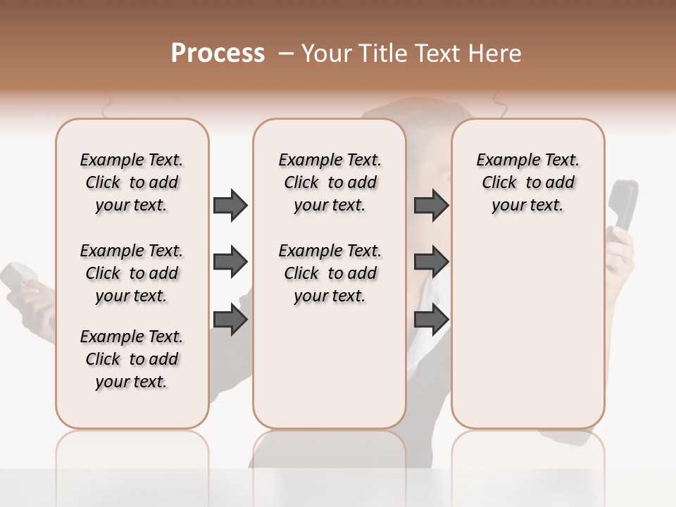 Face Service Headset PowerPoint Template
