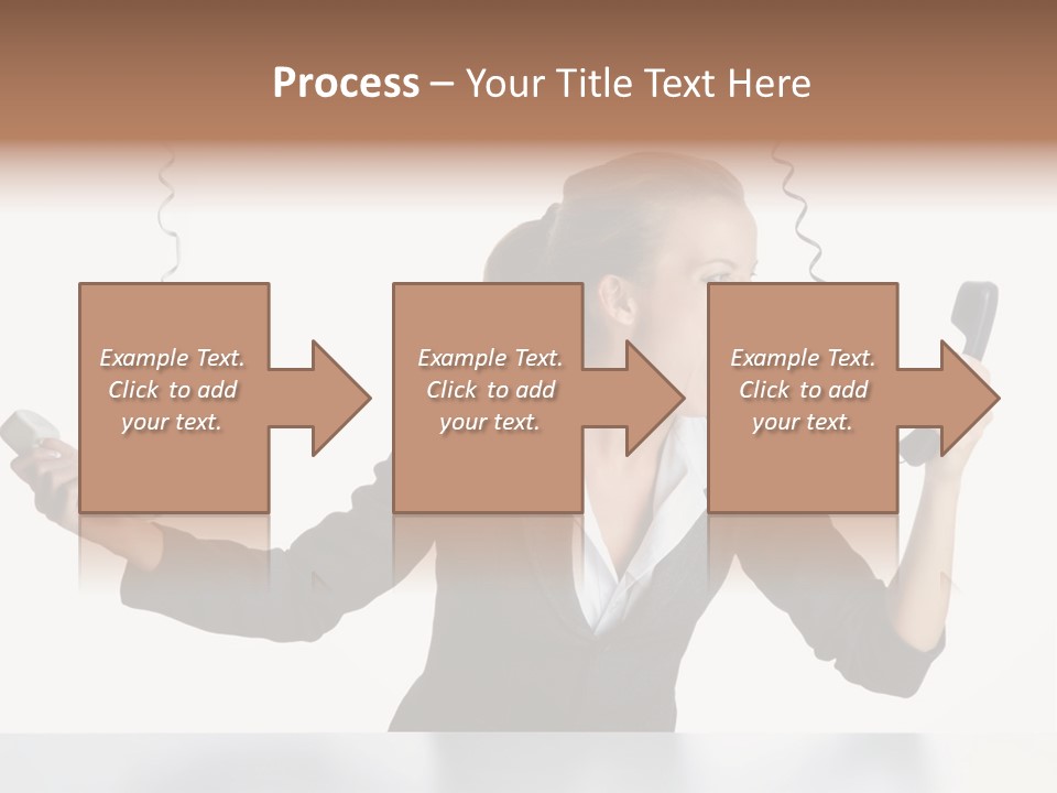 Face Service Headset PowerPoint Template