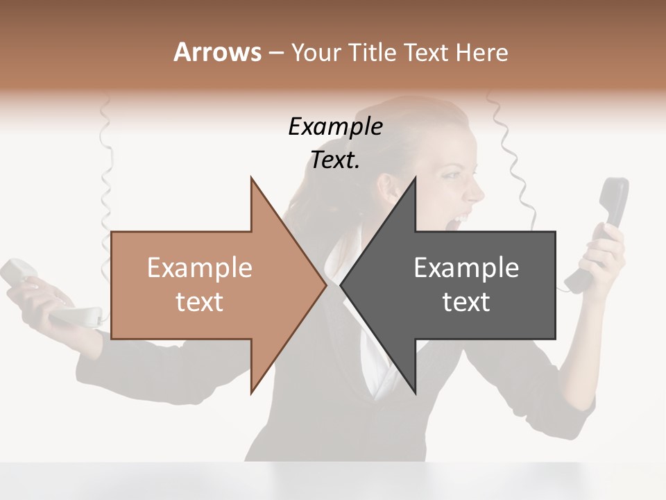 Face Service Headset PowerPoint Template