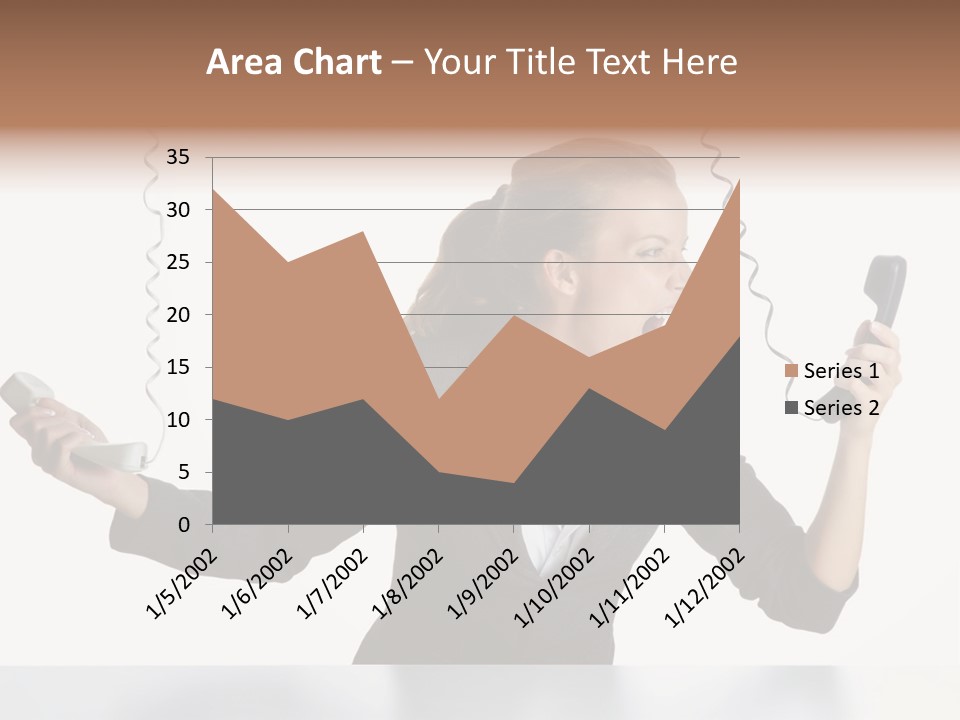 Face Service Headset PowerPoint Template
