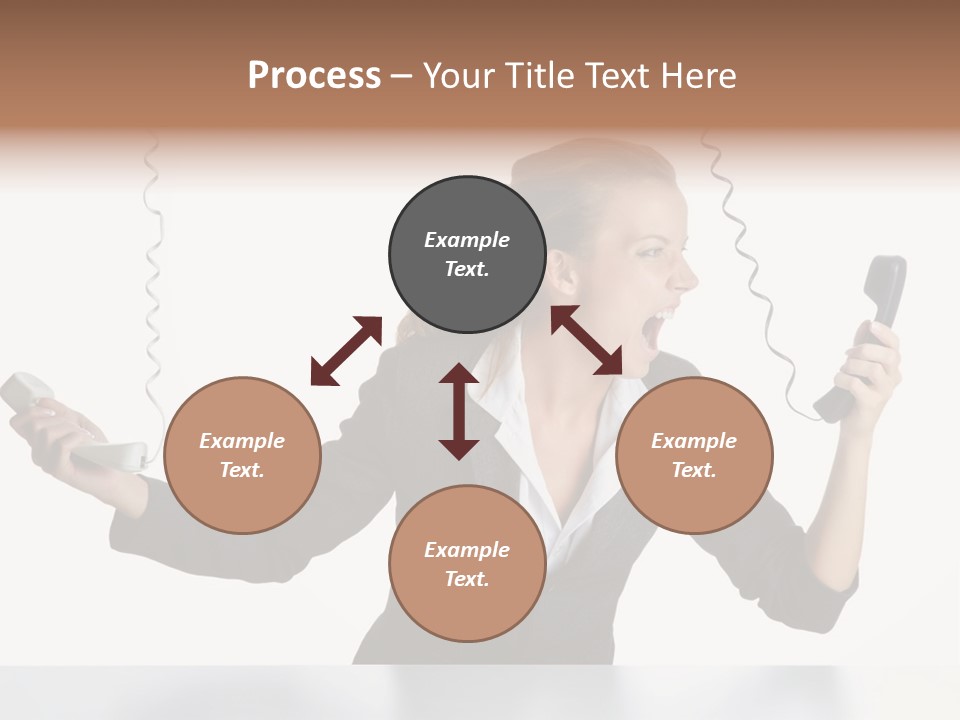 Face Service Headset PowerPoint Template
