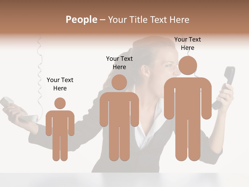 Face Service Headset PowerPoint Template