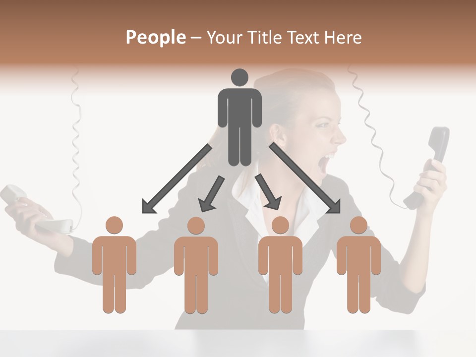 Face Service Headset PowerPoint Template