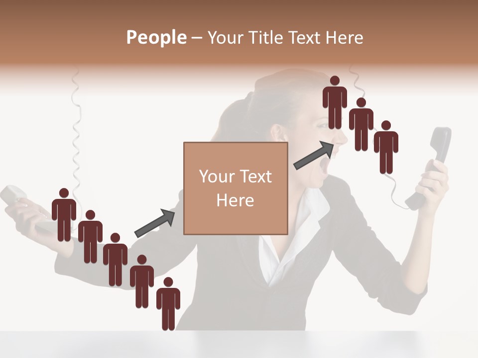 Face Service Headset PowerPoint Template