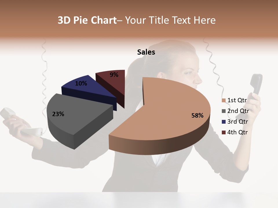 Face Service Headset PowerPoint Template
