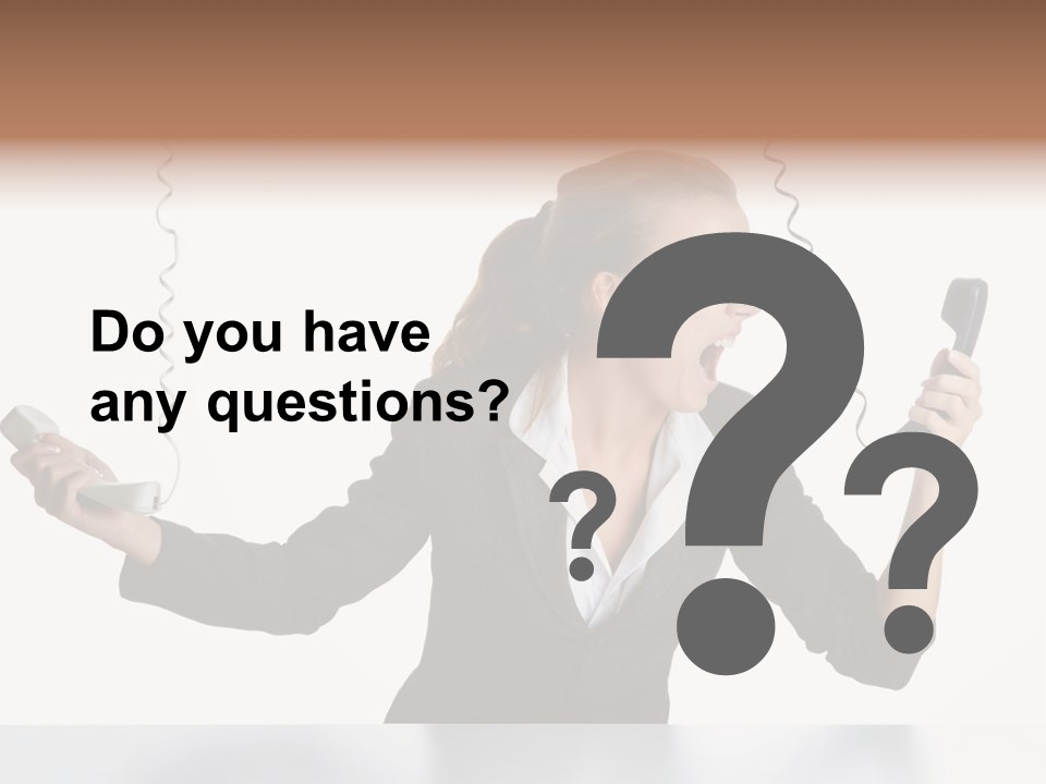 Face Service Headset PowerPoint Template