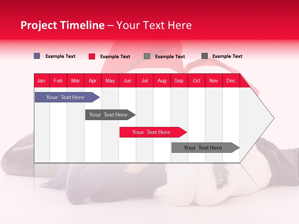 Person Isolated Year PowerPoint Template