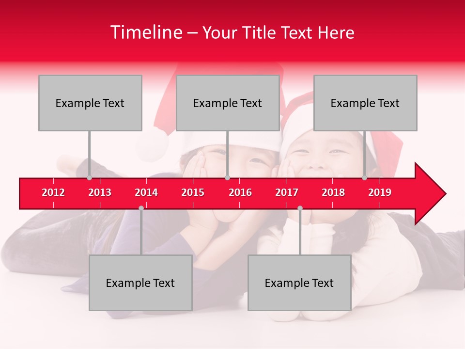 Person Isolated Year PowerPoint Template