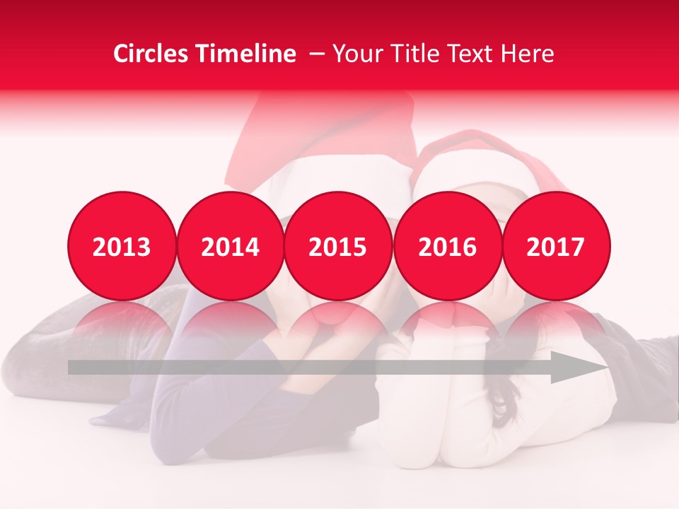 Person Isolated Year PowerPoint Template