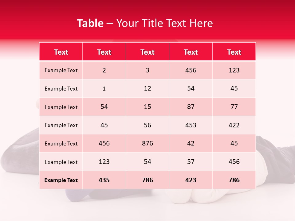 Person Isolated Year PowerPoint Template