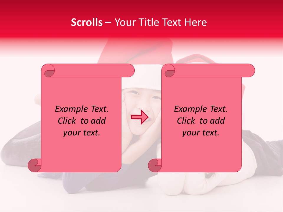Person Isolated Year PowerPoint Template