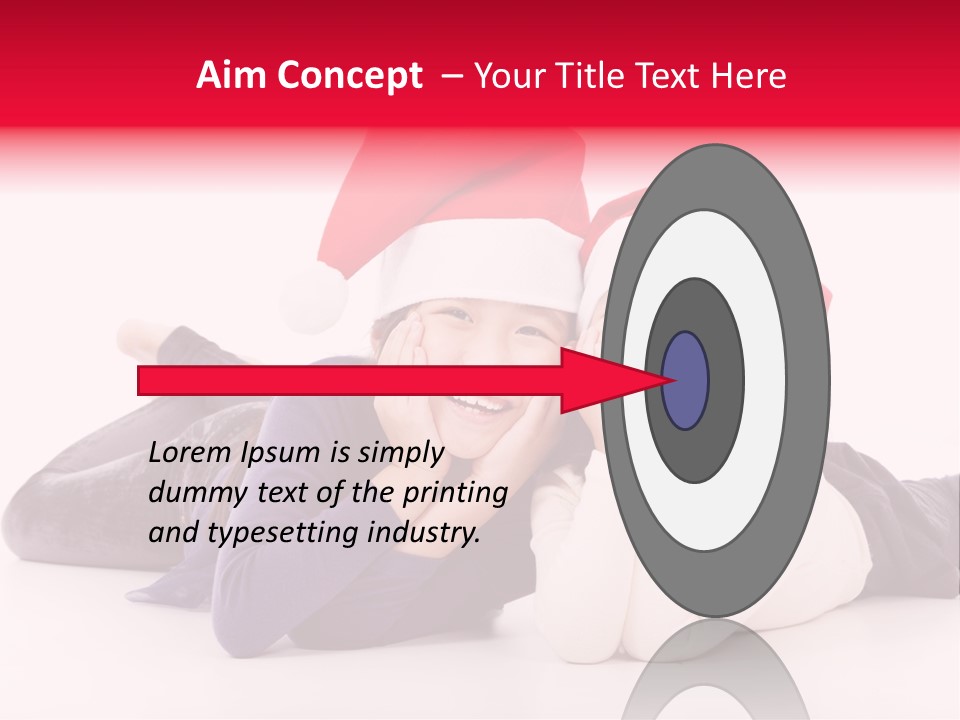 Person Isolated Year PowerPoint Template