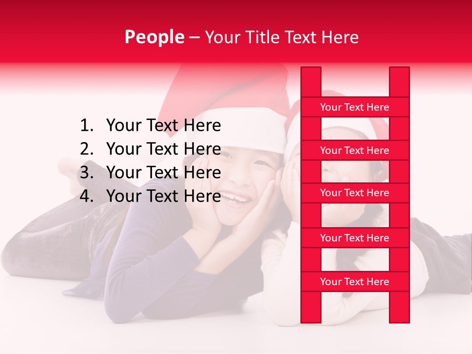 Person Isolated Year PowerPoint Template