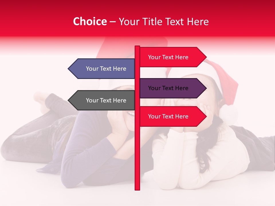 Person Isolated Year PowerPoint Template
