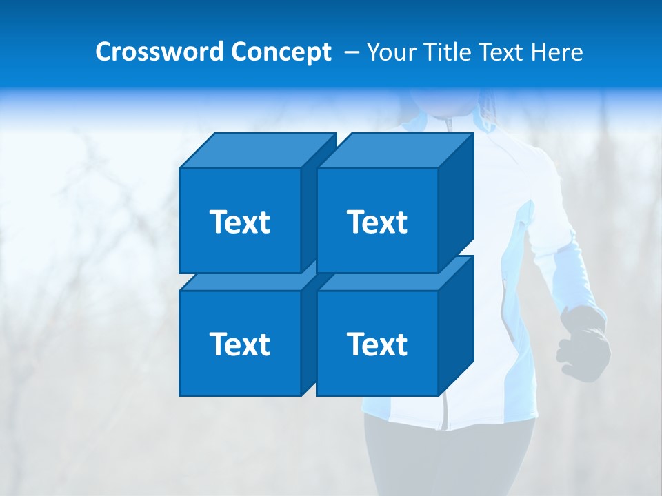 Freezing Fleece Young PowerPoint Template