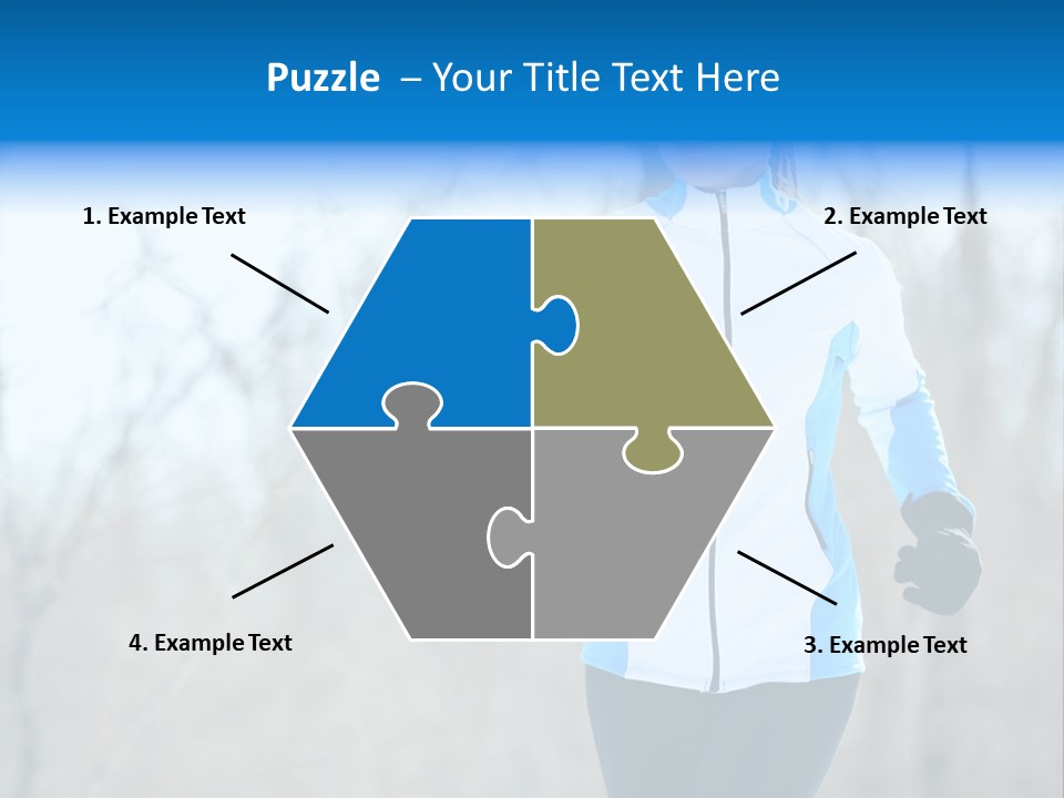 Freezing Fleece Young PowerPoint Template