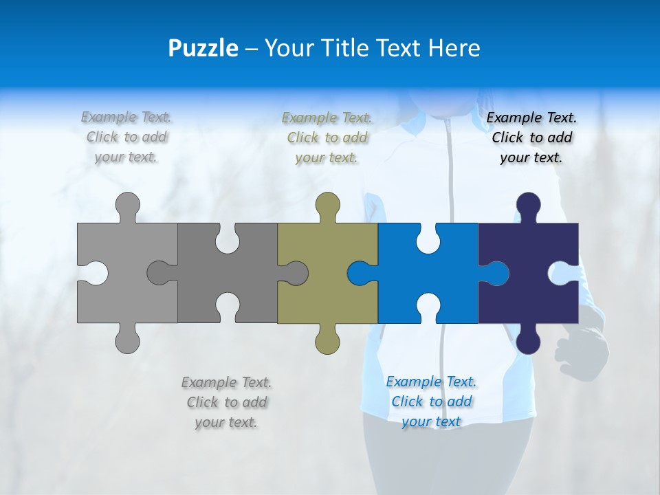 Freezing Fleece Young PowerPoint Template