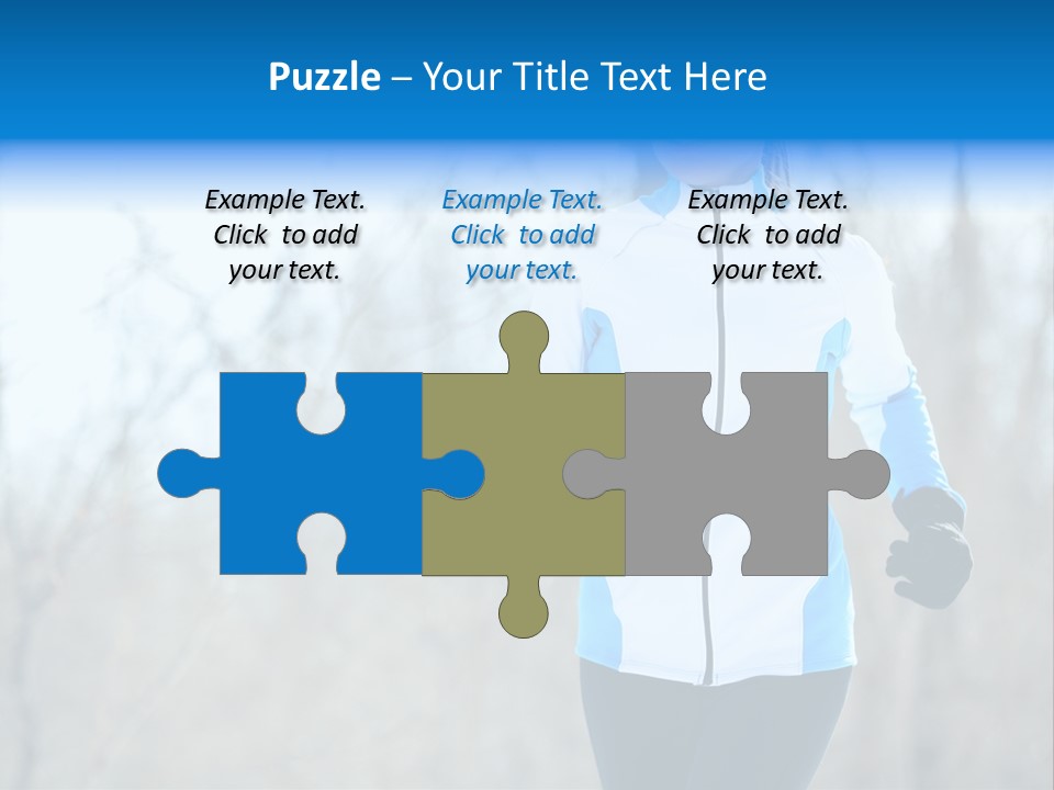 Freezing Fleece Young PowerPoint Template