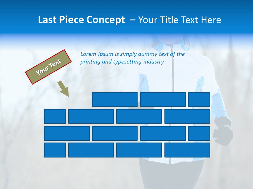 Freezing Fleece Young PowerPoint Template