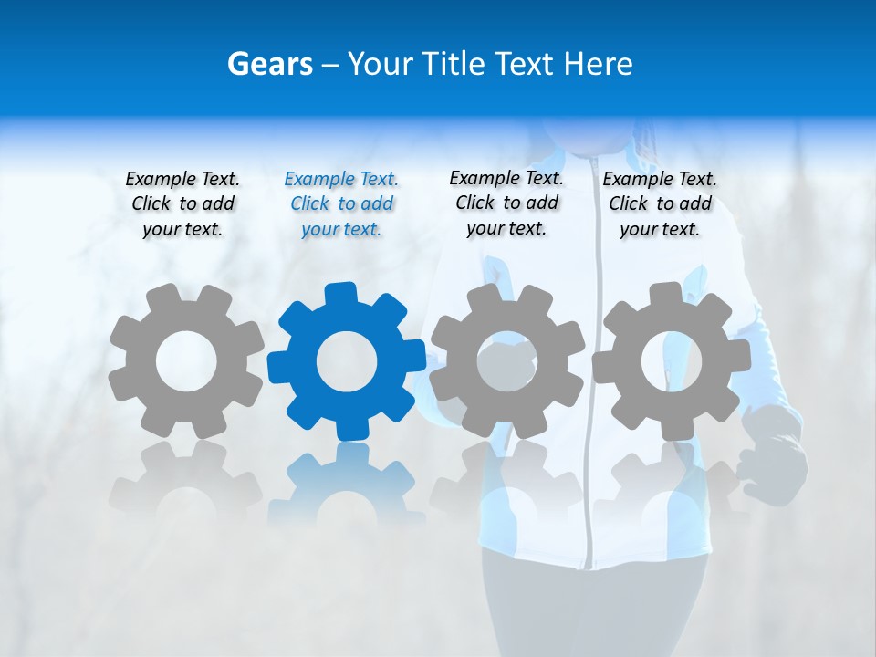 Freezing Fleece Young PowerPoint Template