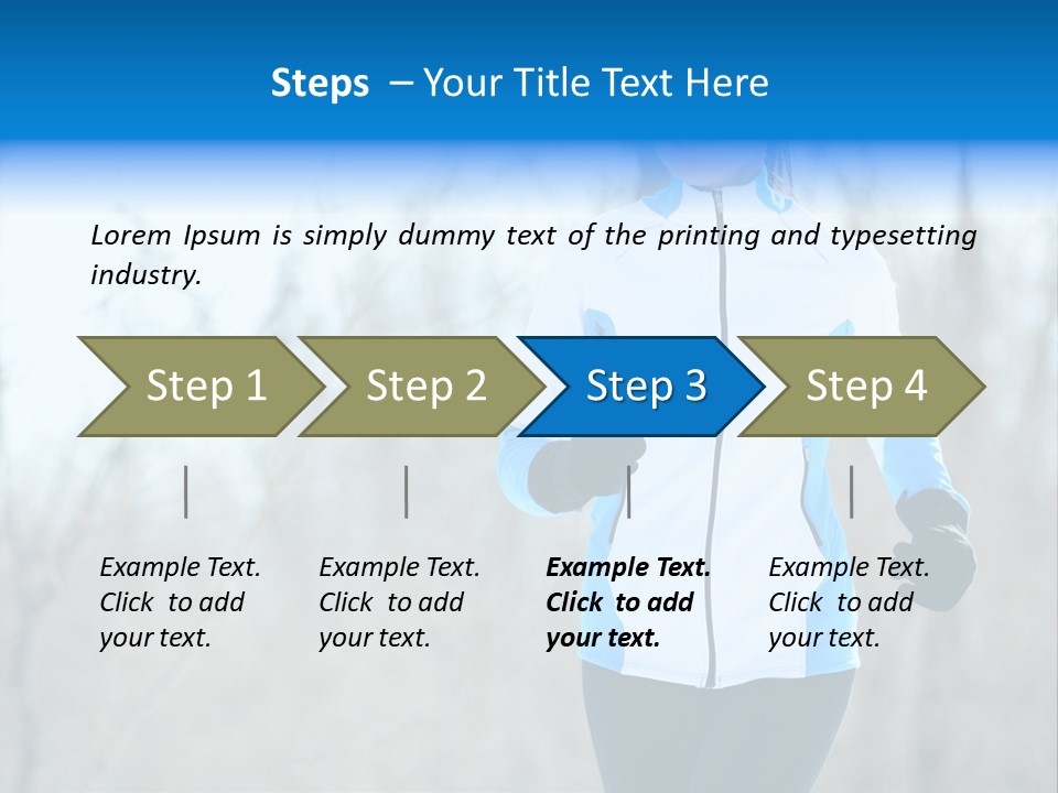 Freezing Fleece Young PowerPoint Template