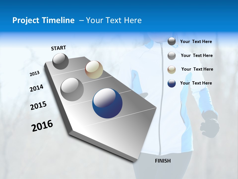 Freezing Fleece Young PowerPoint Template