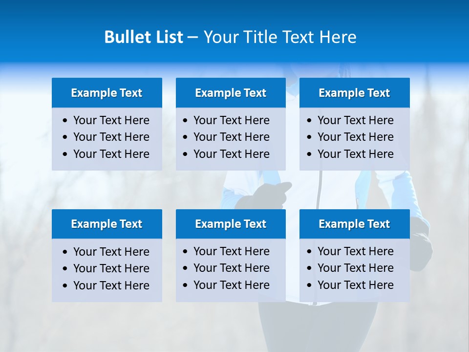 Freezing Fleece Young PowerPoint Template