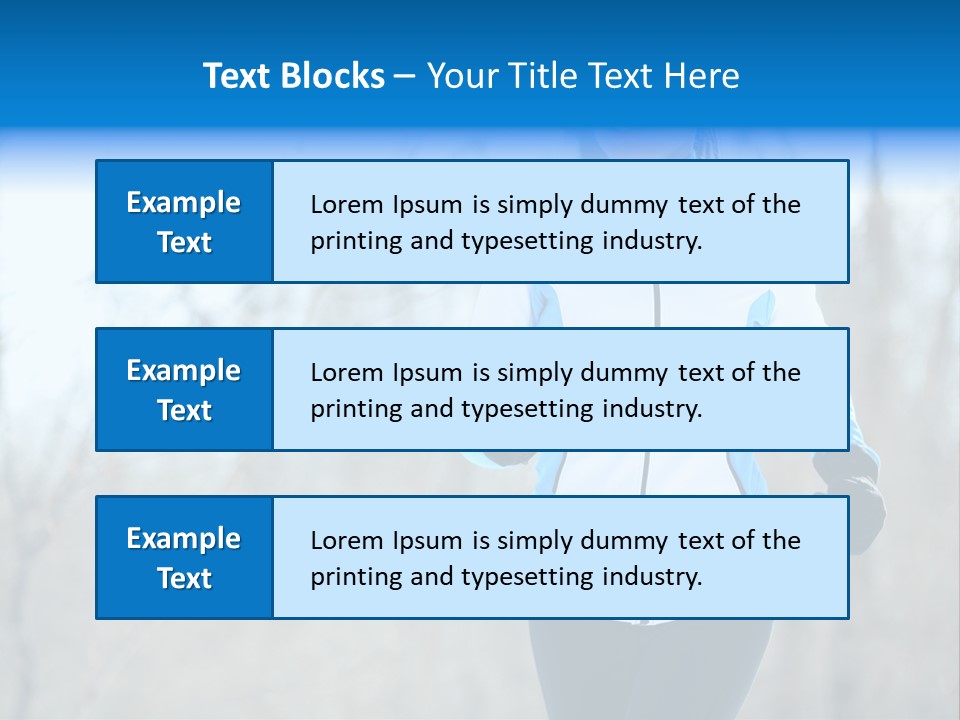 Freezing Fleece Young PowerPoint Template