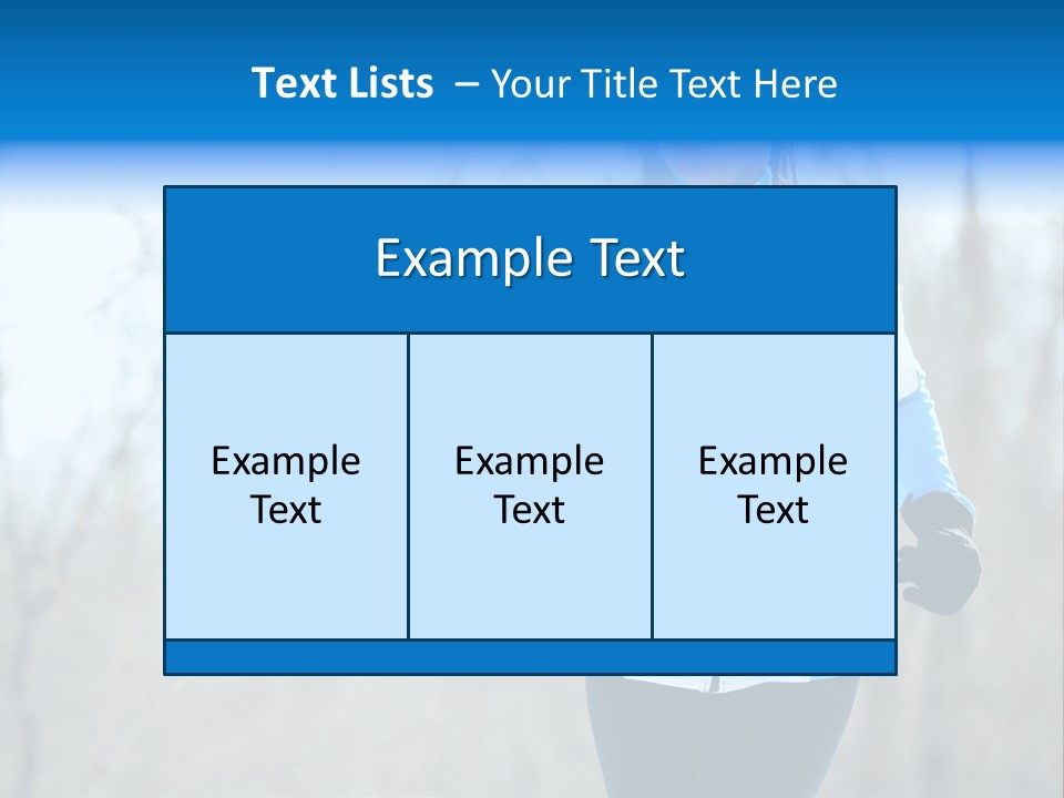 Freezing Fleece Young PowerPoint Template