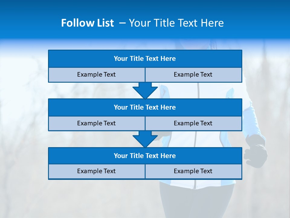 Freezing Fleece Young PowerPoint Template