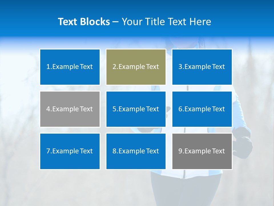 Freezing Fleece Young PowerPoint Template
