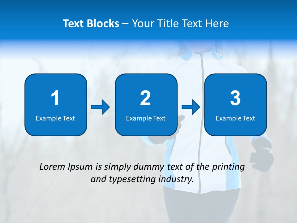 Freezing Fleece Young PowerPoint Template