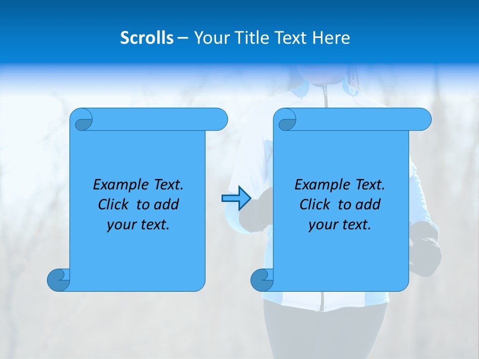 Freezing Fleece Young PowerPoint Template