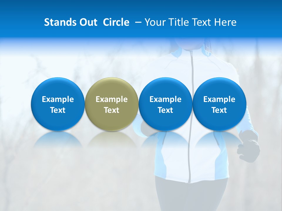 Freezing Fleece Young PowerPoint Template