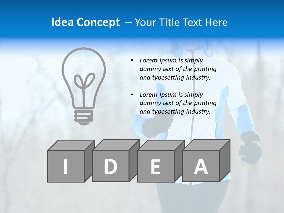 Freezing Fleece Young PowerPoint Template