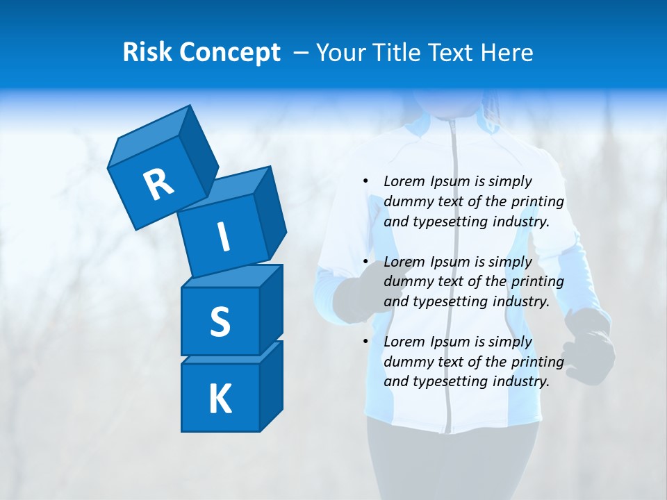 Freezing Fleece Young PowerPoint Template