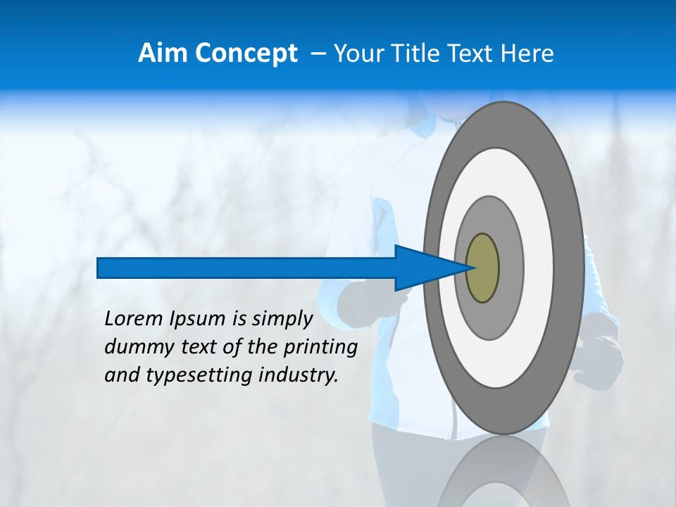 Freezing Fleece Young PowerPoint Template