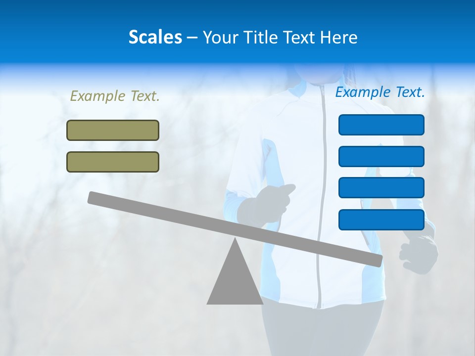 Freezing Fleece Young PowerPoint Template