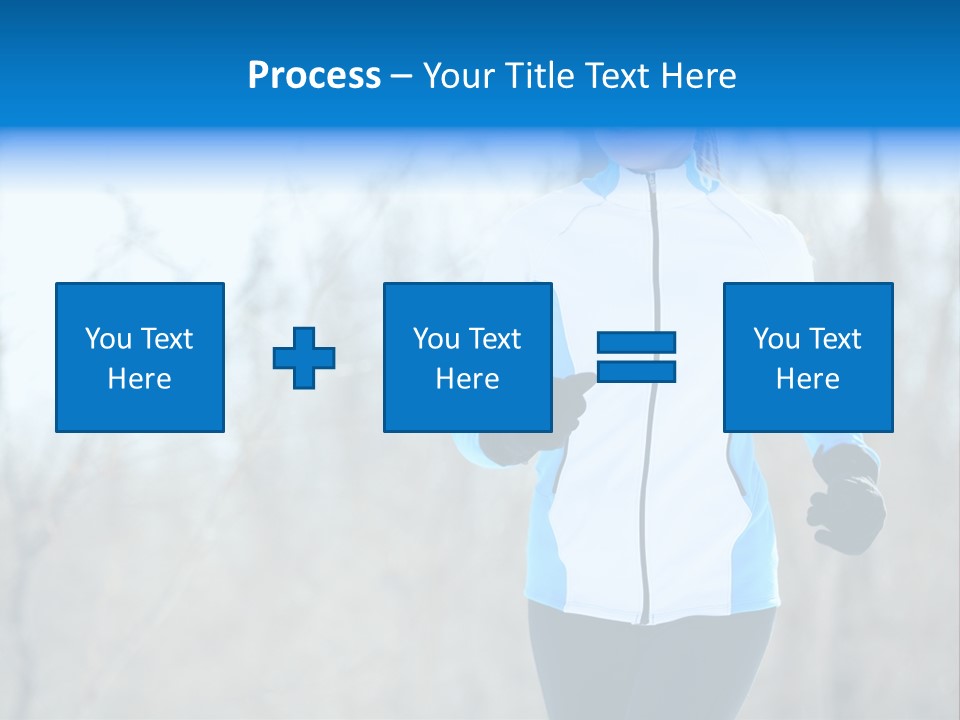 Freezing Fleece Young PowerPoint Template