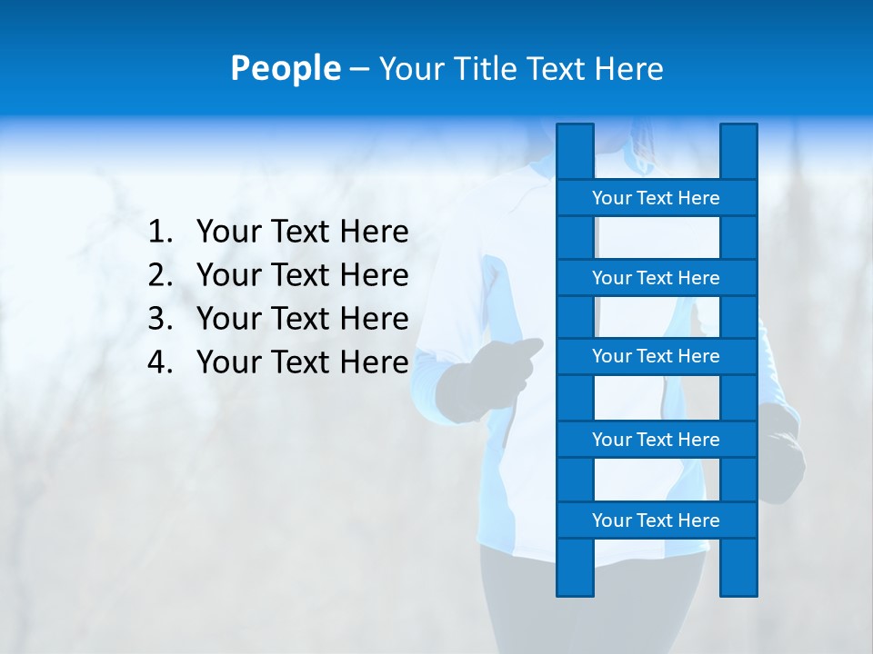 Freezing Fleece Young PowerPoint Template