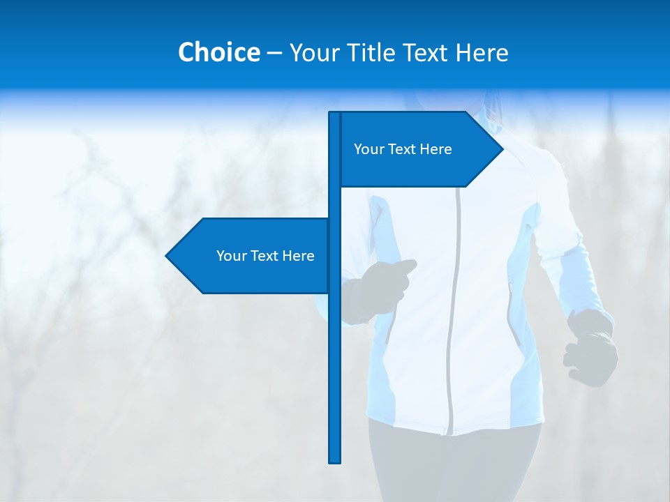 Freezing Fleece Young PowerPoint Template