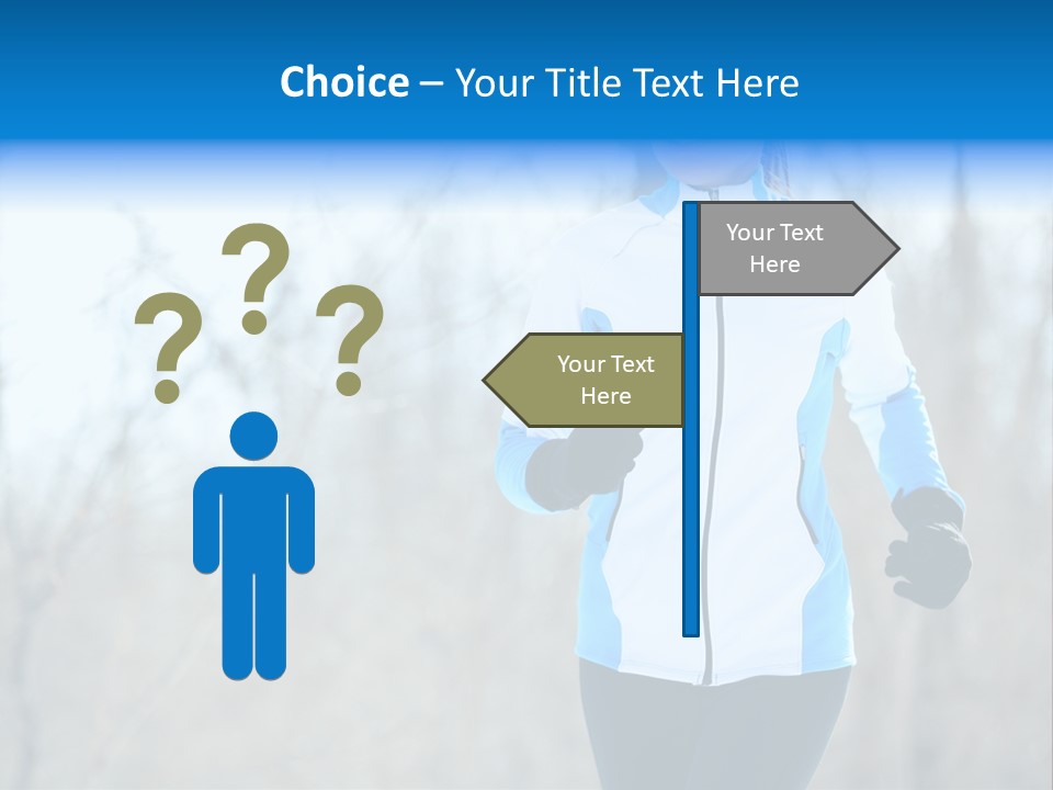 Freezing Fleece Young PowerPoint Template