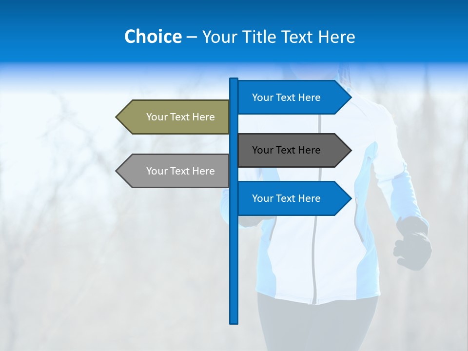 Freezing Fleece Young PowerPoint Template