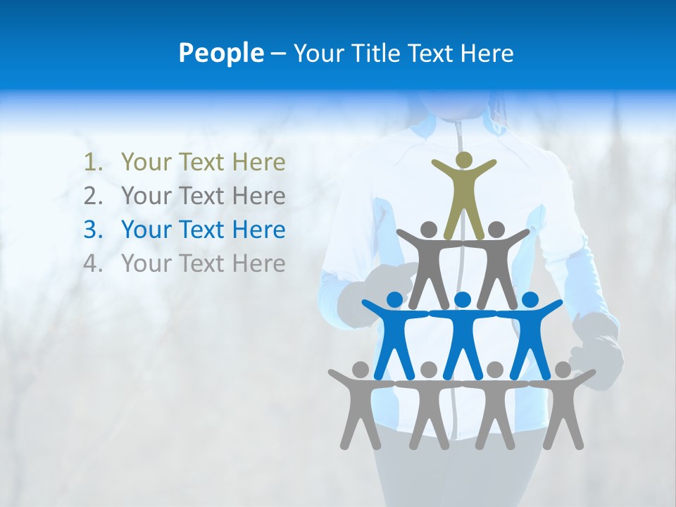 Freezing Fleece Young PowerPoint Template