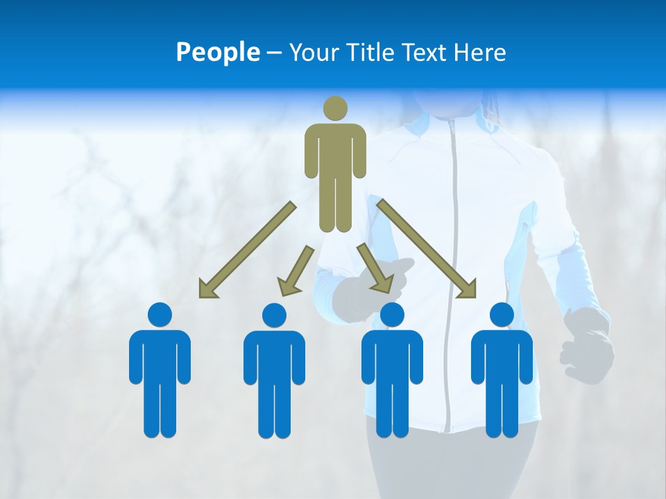 Freezing Fleece Young PowerPoint Template