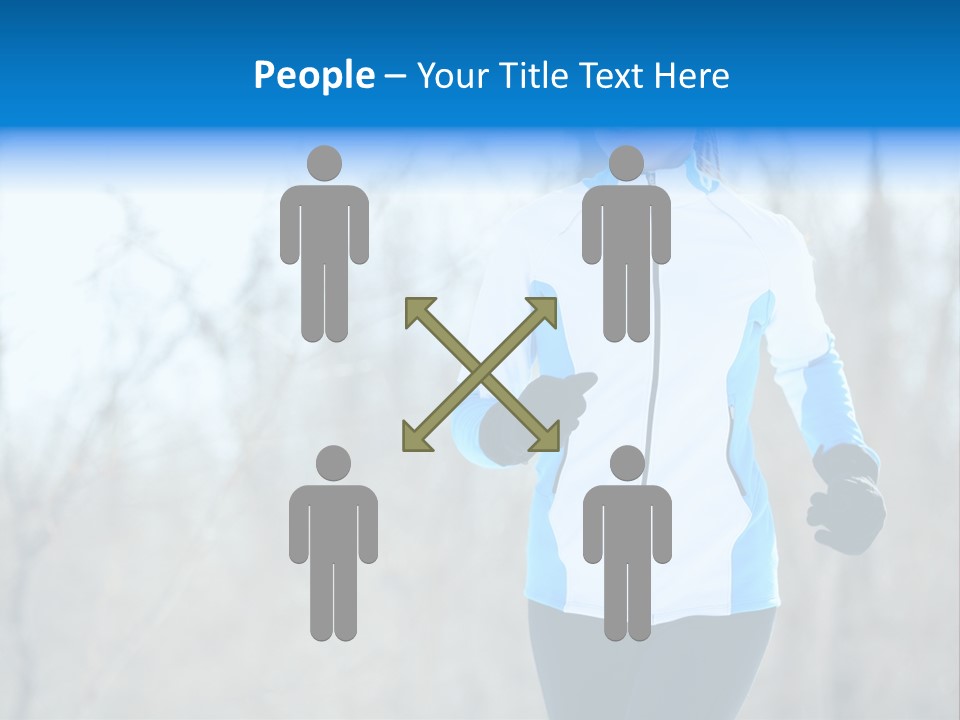 Freezing Fleece Young PowerPoint Template