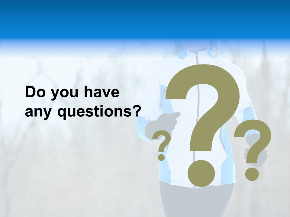 Freezing Fleece Young PowerPoint Template